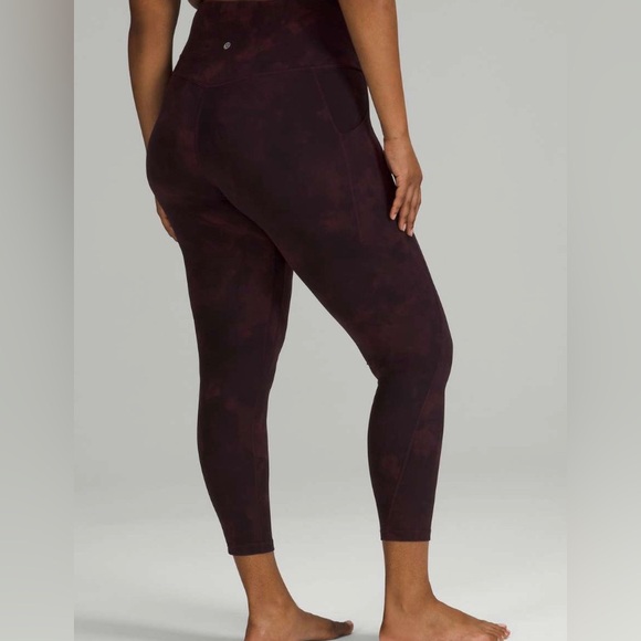 EUC Lululemon Align High-Rise Pant with Pockets 25"
Diamond Dye Cassis Black 2 - Picture 1 of 4